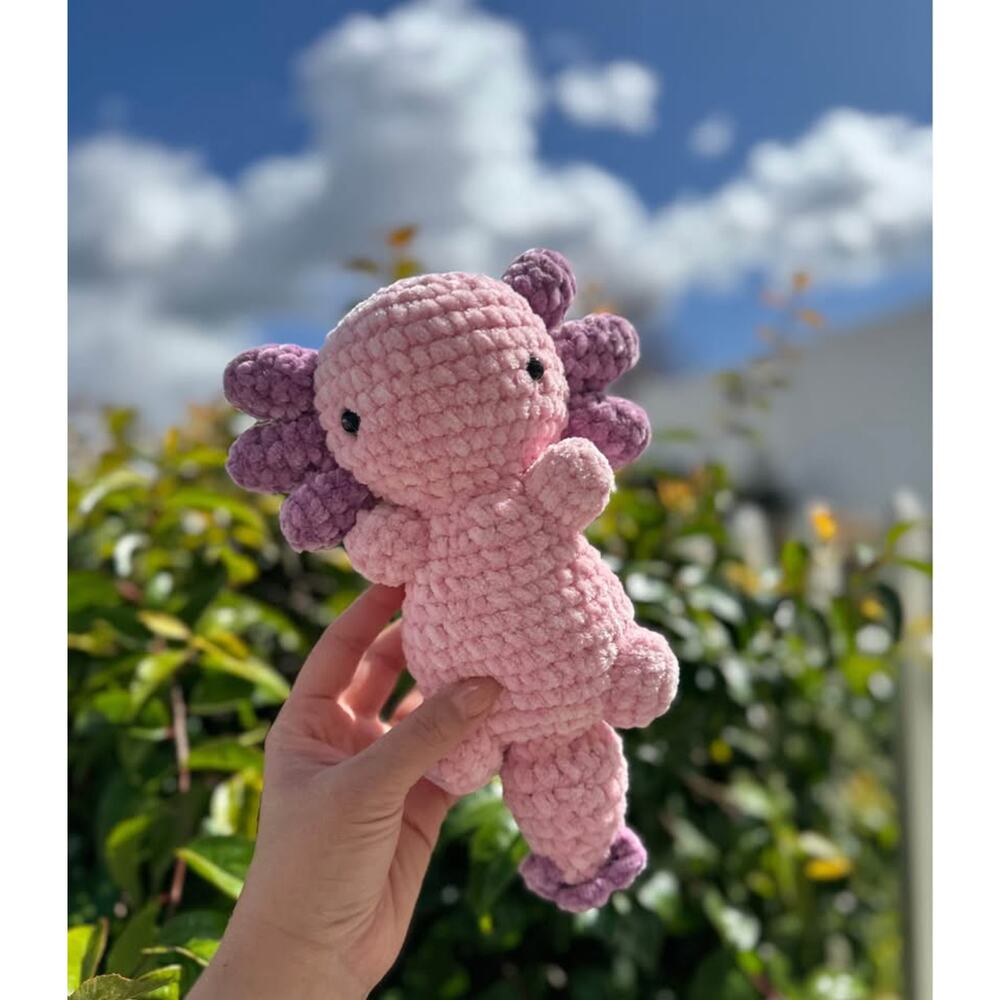Crochet Axolotl Stuffed Animal Toy- Gift